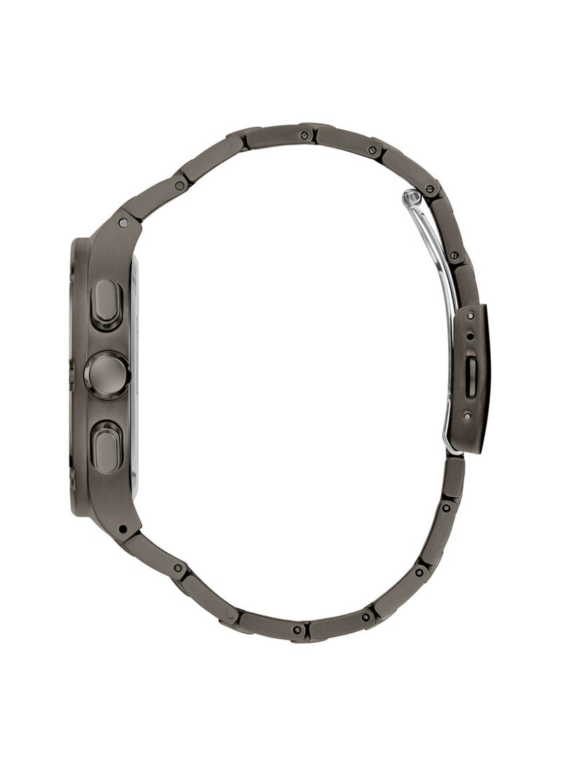 Guess Men's Grey Multi-function Stainless Steel Strap Watch - GW0572G5 - Image 4