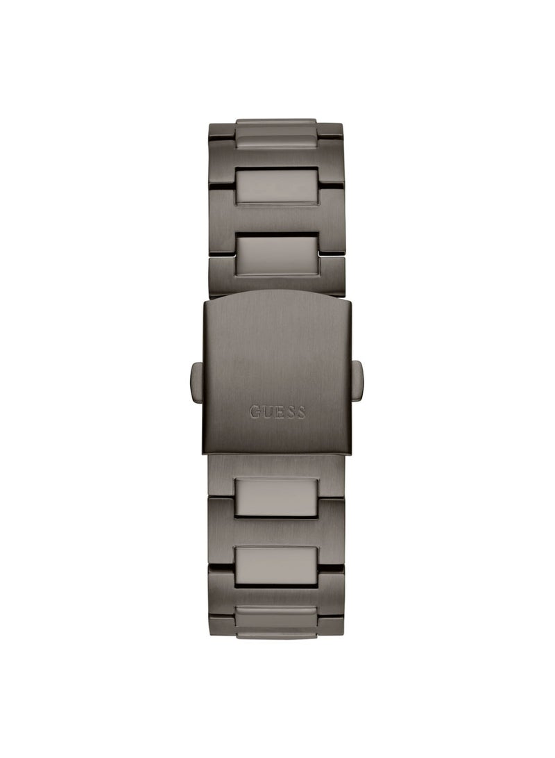 Guess Men's Grey Multi-function Stainless Steel Strap Watch - GW0572G5 - Image 5