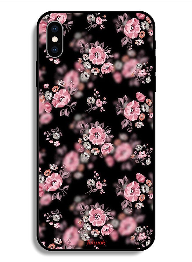 Tolwak Protective Case For Apple iPhone X Portrait Flowers Pattern - Image 1