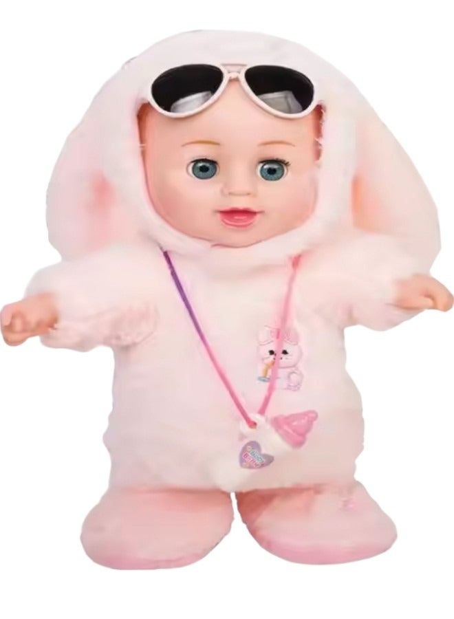 Toy Box Walking Talking & Blinking Realistic Baby Doll In Warm Clothes Doll Playset for girls - Image 4