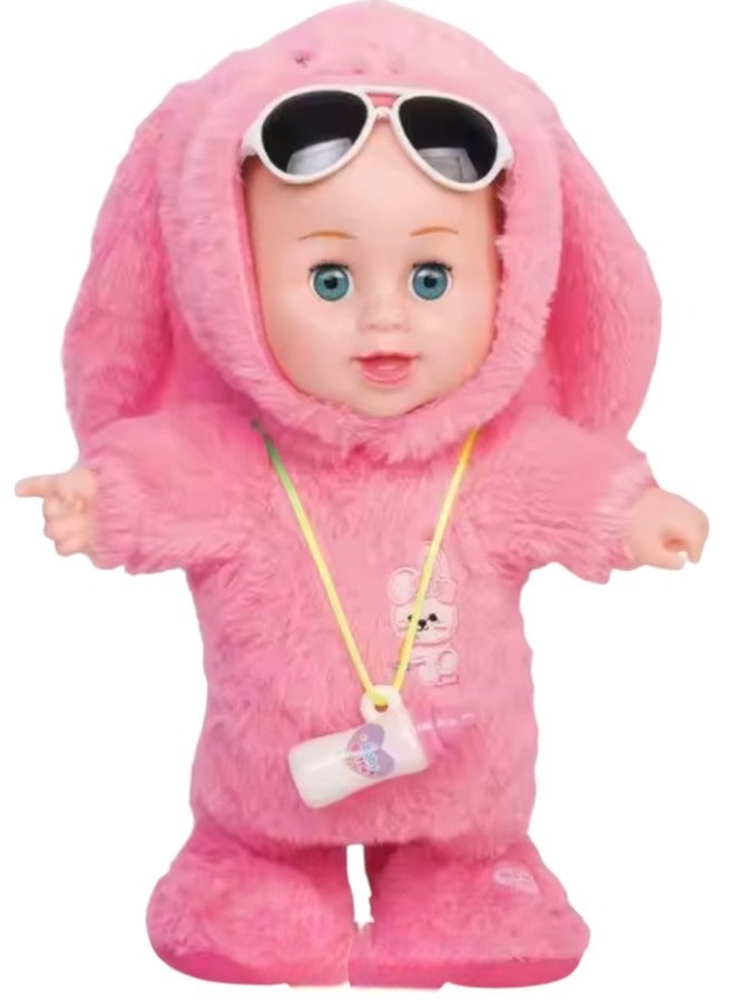 Toy Box Walking Talking & Blinking Realistic Baby Doll In Warm Clothes Doll Playset for girls - Image 3