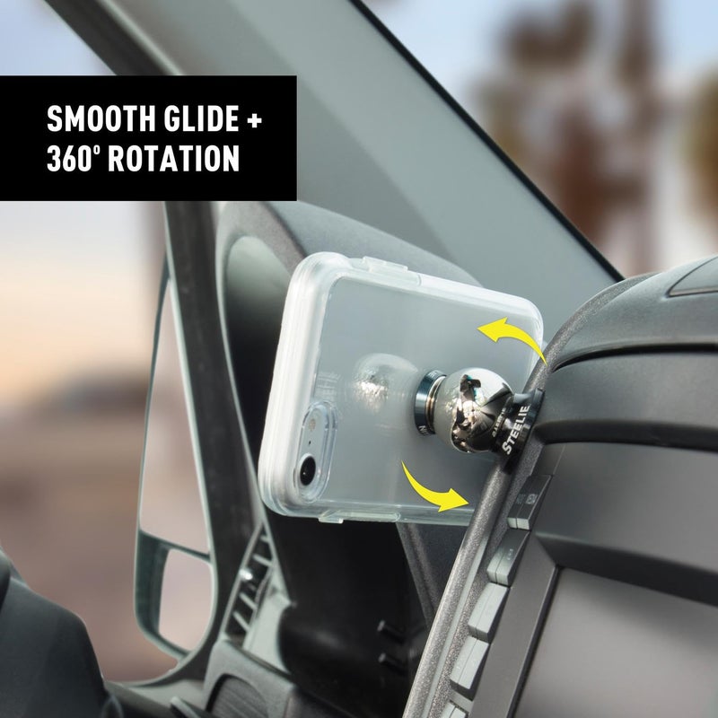 Nite Ize Steelie Dash Mount - Additional Car Mount Dash Ball for Steelie Magnetic Phone Mounting System - Cell Phone Accessories for Dashboard Mount Set - Image 4