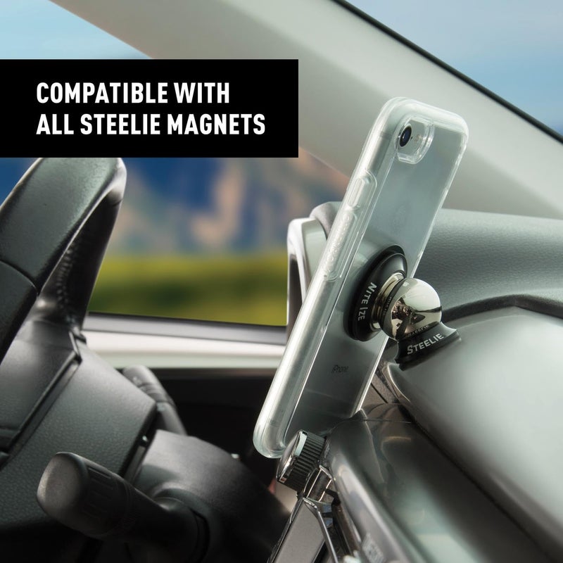 Nite Ize Steelie Dash Mount - Additional Car Mount Dash Ball for Steelie Magnetic Phone Mounting System - Cell Phone Accessories for Dashboard Mount Set - Image 2