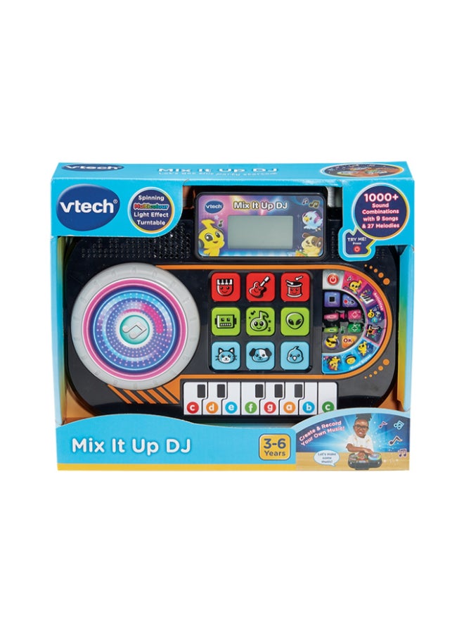 vtech Mix It Up DJ Mixer | Interactive Music Toy with Sounds, Games & Recording | Piano Keys, Turntable & Light Effects | Kids DJ Toy for Creative Play - Image 4
