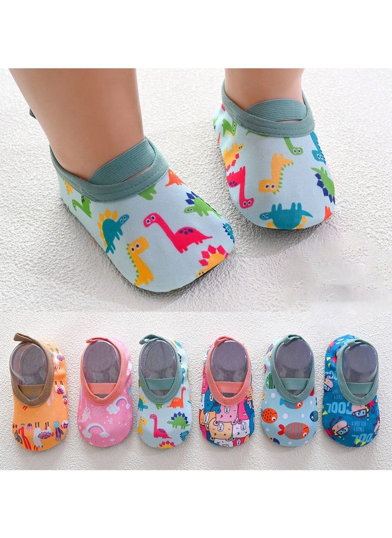 Generic - Baby Non Slip Warm Socks Pairs Baby Non Slip Grip Cotton Cartoon Animal Ankle Socks With Non Skid Soles For Newborn Toddler Boy Gir 18-24 Months - Image 1