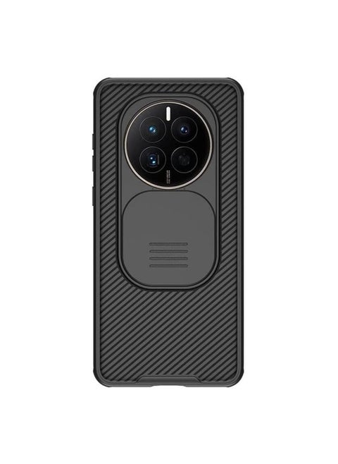 Huawei Mate 50 Pro Case, CamShield Slim case Protective Cover with Camera Protector Hard PC TPU Ultra Thin Anti-Scratch Phone Case for Huawei Mate 50 Pro (Black)