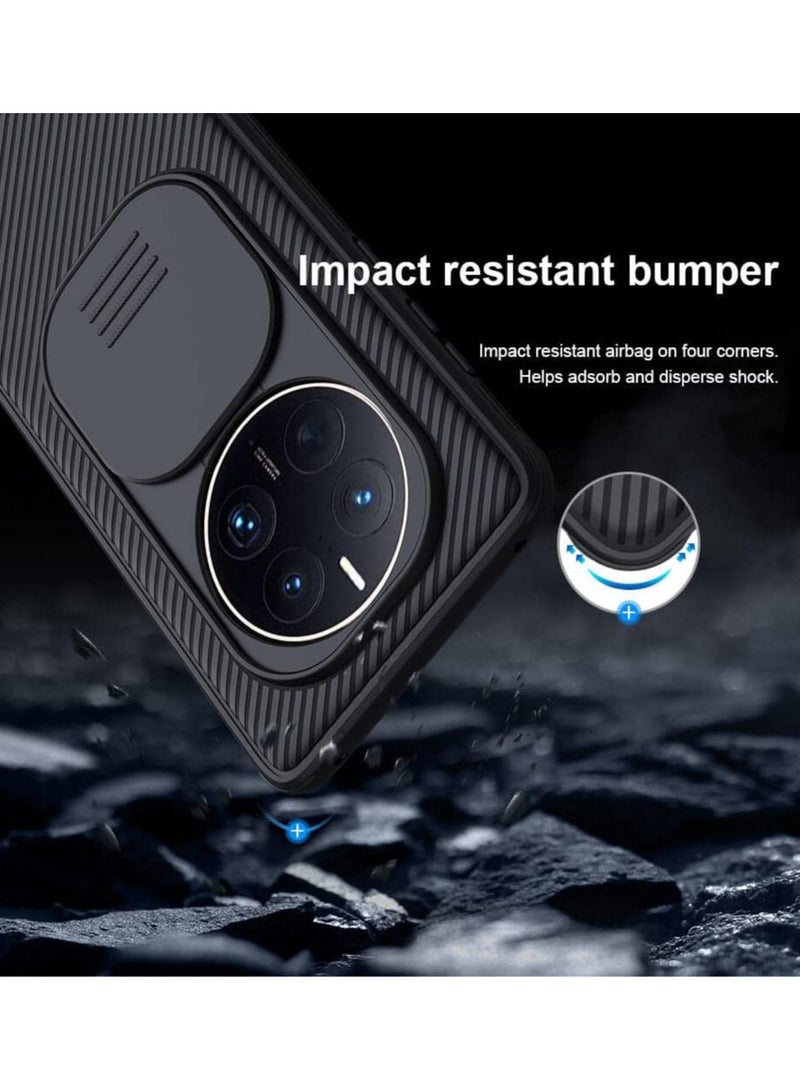 Nillkin Huawei Mate 50 Pro Case, CamShield Slim case Protective Cover with Camera Protector Hard PC TPU Ultra Thin Anti-Scratch Phone Case for Huawei Mate 50 Pro (Black) - Image 4