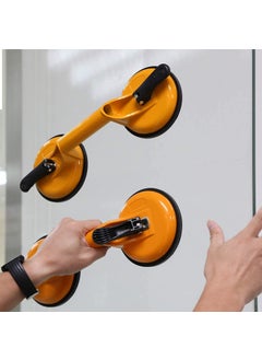 Anukmpa Anukmpa Two Cup Aluminium Suction Glass LifterGlass Carrying Handle 100 Kg Capacity pack of 1  - Image 5