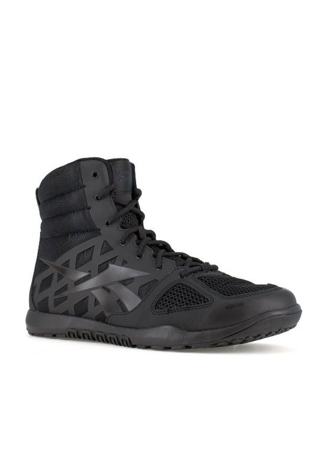 Reebok Work Nano Tactical 6" Men's Black Tactical Boot with Side Zipper, Nano 2.0 Minimal Drop Sole, Breathable Mesh, Lightweight Comfort - Image 1