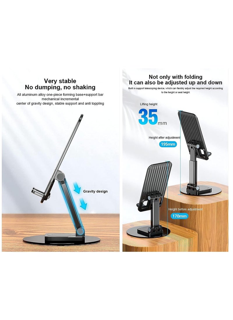 Rotating Phone Holder Foldable Portable Holder For Phone Tablet