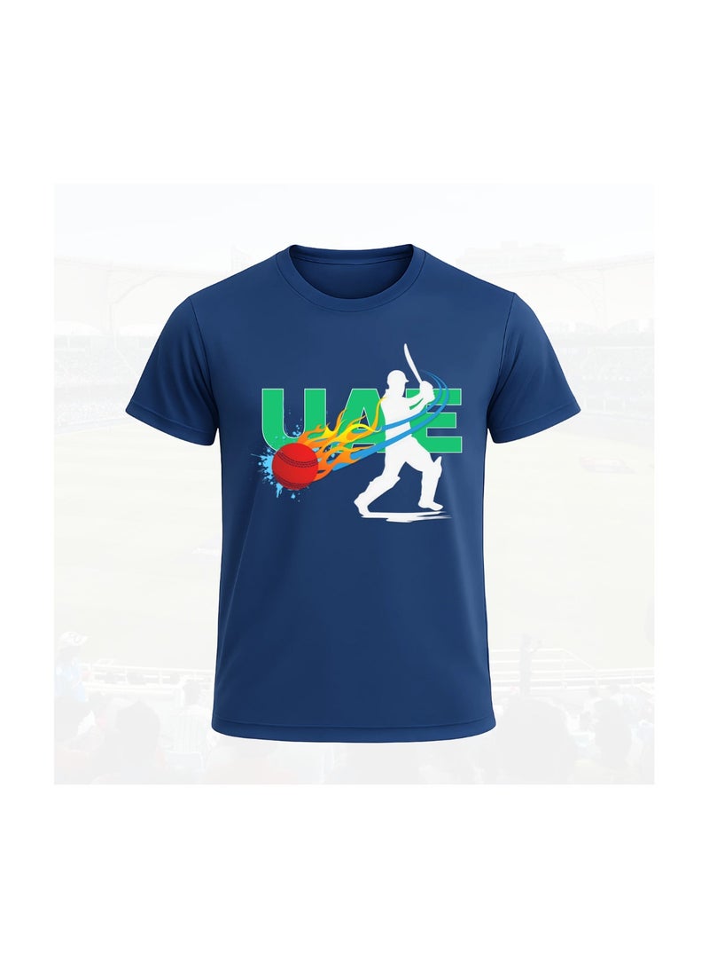 PRINTSHOP4ME UAE Sports Men's Combo Set–Dry Fit T-Shirt,Drawstring Bag,Cap & Scarf–Ideal For Cricket,Outdoor Events &Everyday Casual Wear - Image 2