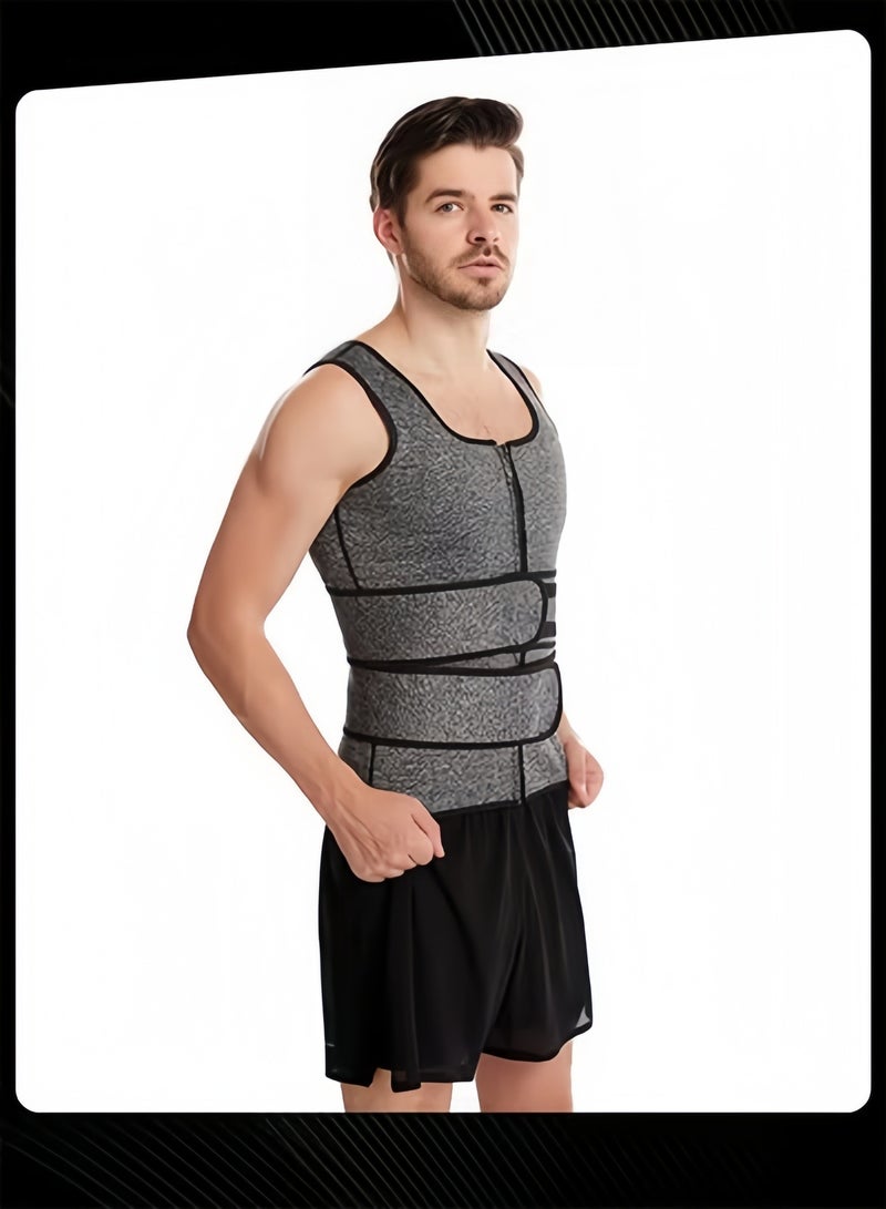 Grey Men's Body Shaper