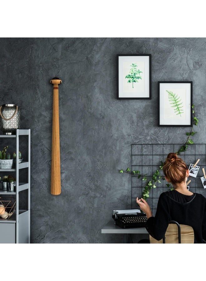 بيوينتي حامل مضارب بيسبول تذكاري مكون من 4 قطع - حامل مضرب قوي متعدد الأغراض - خطافات مضارب لمضارب البيسبول والكرة اللينة - حامل رف يُعلق على الحائط - Image 5