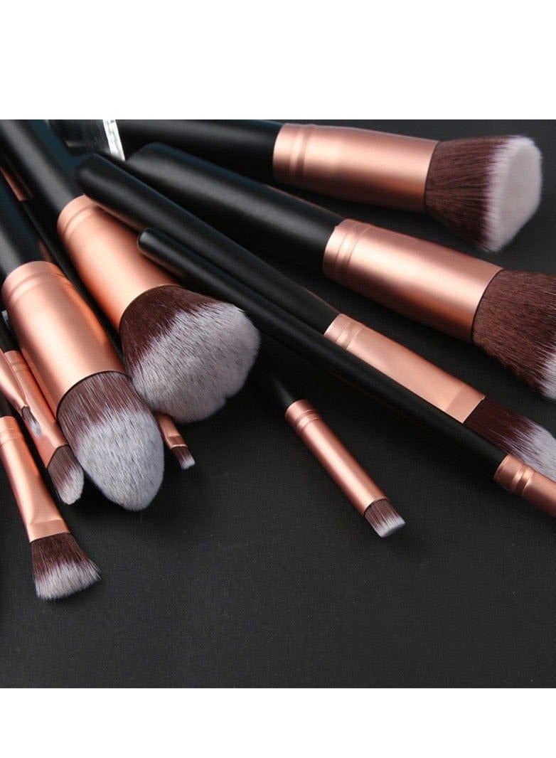 CYTHERIA 14 PCS Professional Makeup Brush Set Multicolour - Image 4