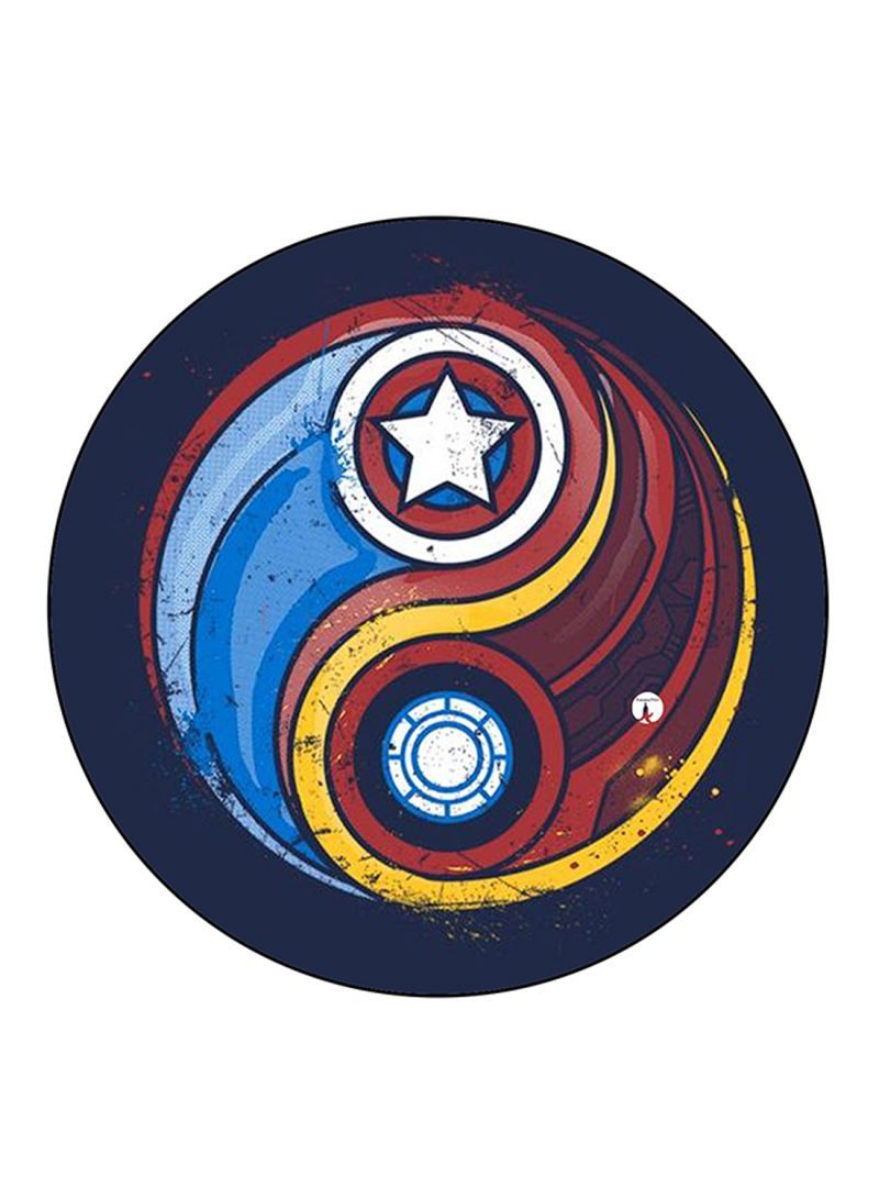 RKN Iron Man And Captain America Printed Fridge Magnet Multicolour - Image 1