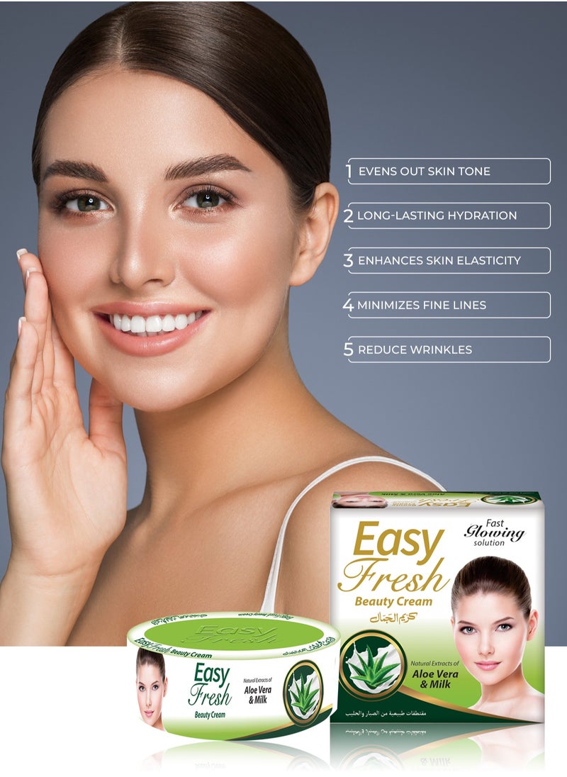 Easy Fresh - Beauty Cream - Acne Free Glowing Skin, Even Skin Tone, Eliminates Scars & Dark Circles - For All Skin Types 20g - Image 1