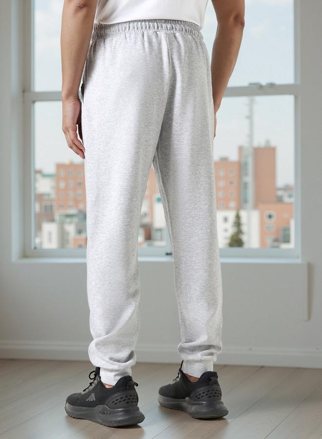 Kappa Textured Joggers with Elasticated Waist - Image 3