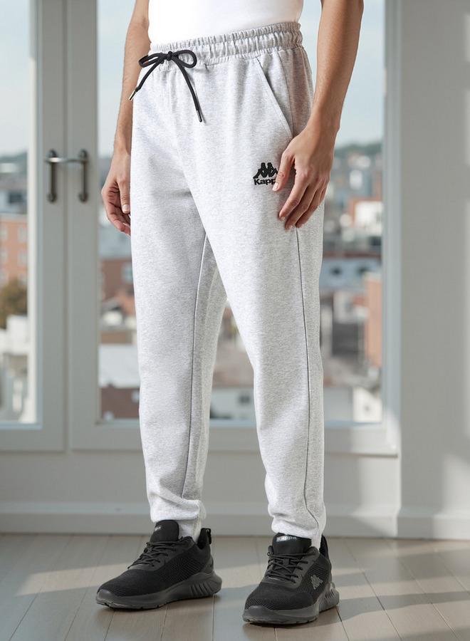 Kappa Textured Joggers with Elasticated Waist - Image 1