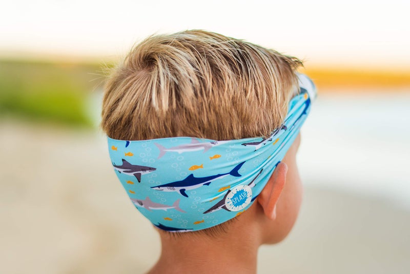 Splash Place SWIM GOGGLES with Fabric Strap - SHARK ATTACK | Fun, Fashionable, Comfortable - Adult & Kids Swim Goggles - Image 3