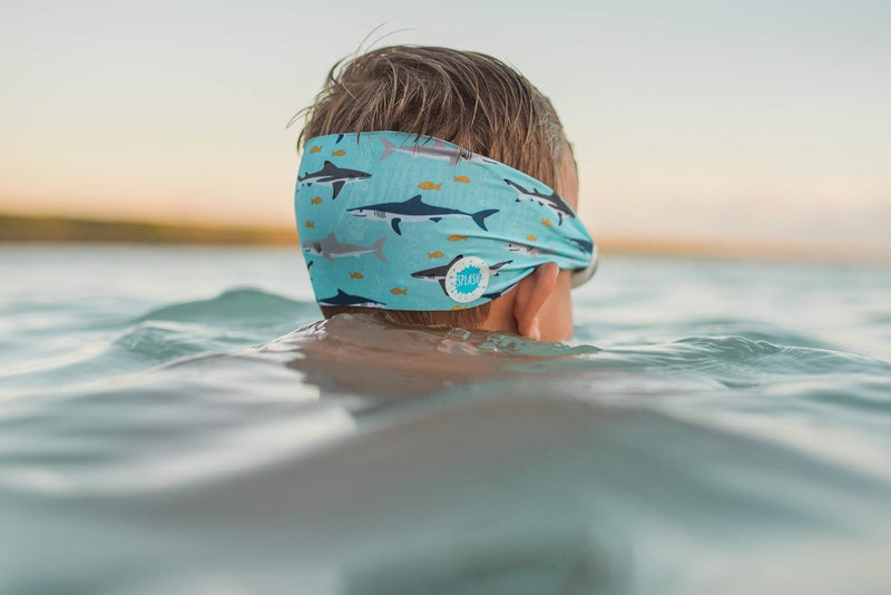 Splash Place SWIM GOGGLES with Fabric Strap - SHARK ATTACK | Fun, Fashionable, Comfortable - Adult & Kids Swim Goggles - Image 4