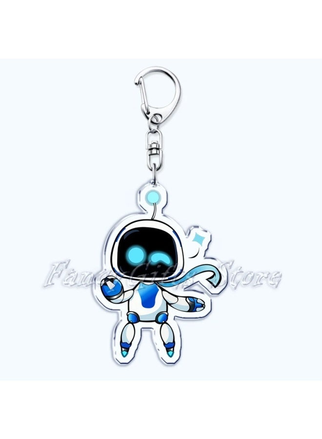 Generic Game Astro Bot Robot Keychains for Accessories Bag ASTROBOT Ring Keyrings Jewelry Planet Space Gaming Gamer Friends Fans Gifts-Color:30-Ships From:CHINA  - Image 4
