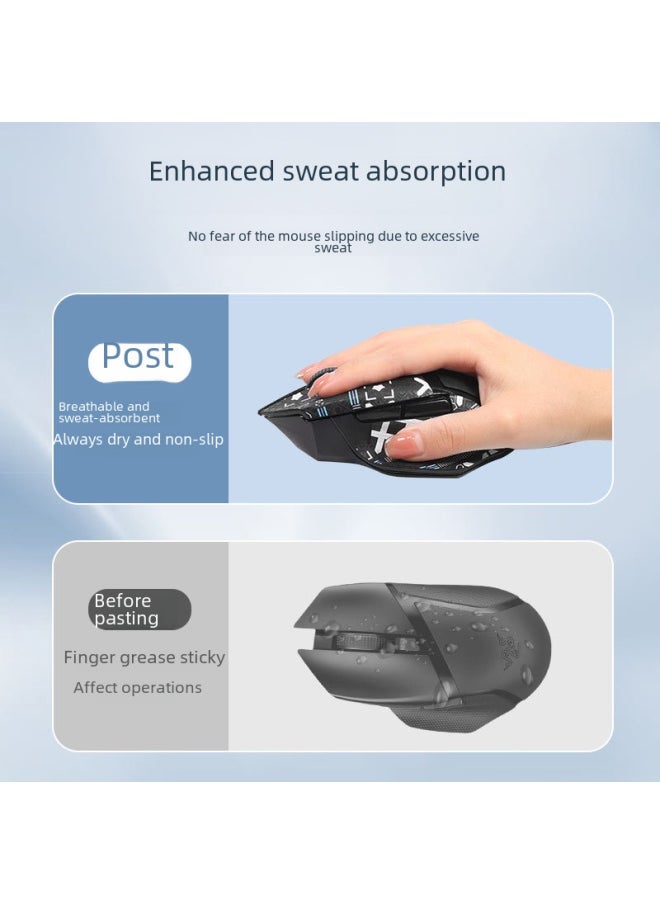Generic - Digital Computer Mouse Pad Foot Pads Mouse Stickers Foot Stickers Pads-Color: Gradient Color Printing Mouse Stickers - Image 1