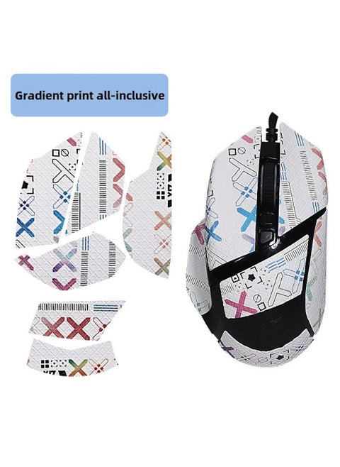 Digital Computer Mouse Pad Foot Pads Mouse Stickers Foot Stickers Pads-Color: Gradient Color Printing Mouse Stickers