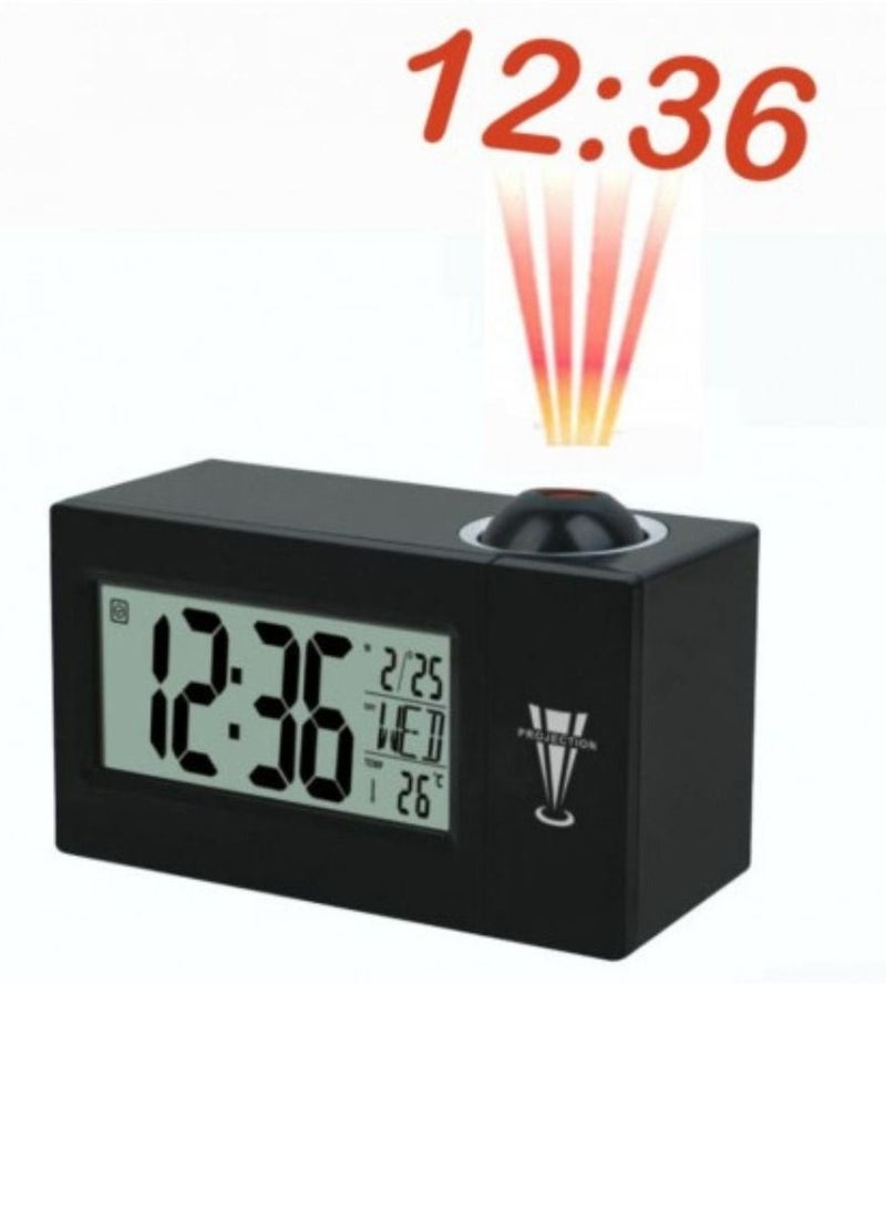 Projection Alarm Clock, Back light of calender,Hours and minute display,Month and date display,Day of week display,Clender for 100 years,Alarm with music,Projector clock