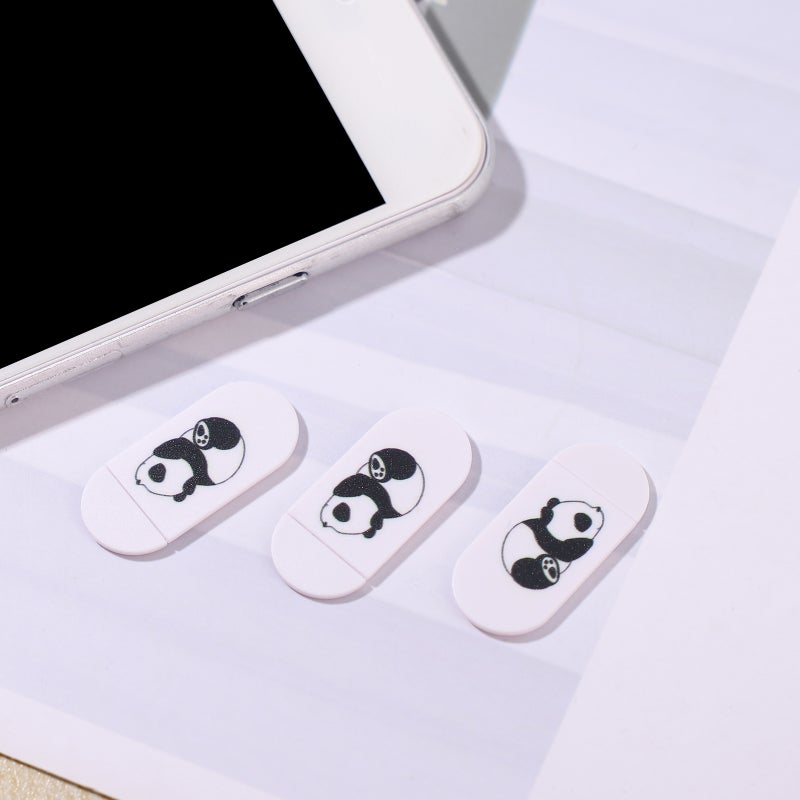 3PCS Plastic Webcam Privacy Cover Protective Web Camera Cover Portable Webcam Decorative Patch for Laptop Phone Tablet (White) - Image 5