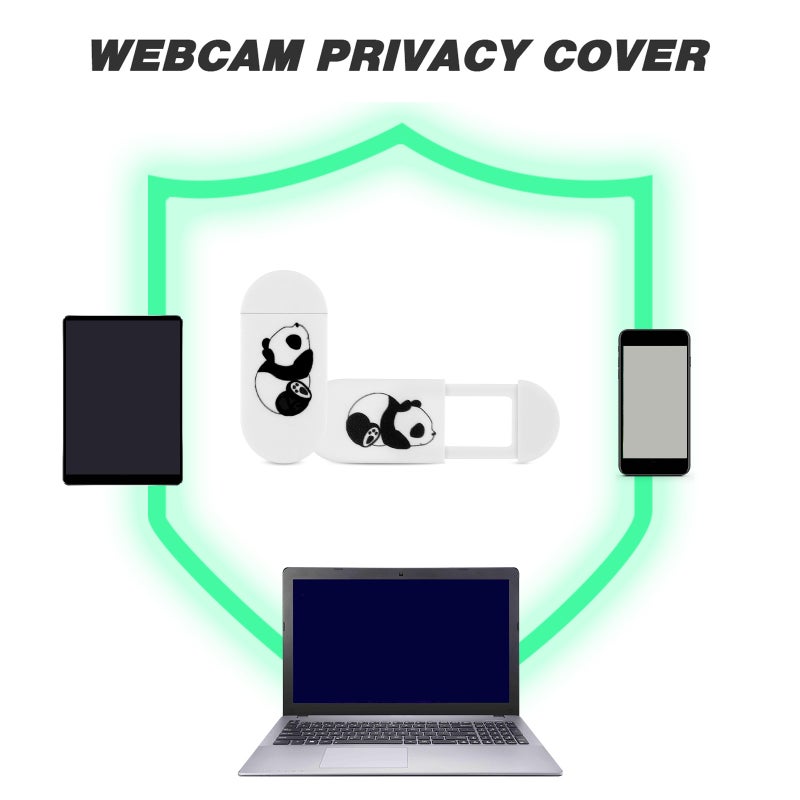 3PCS Plastic Webcam Privacy Cover Protective Web Camera Cover Portable Webcam Decorative Patch for Laptop Phone Tablet (White) - Image 4