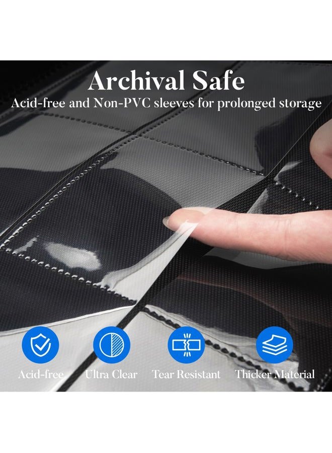 Fabmaker Trading Card Binder 9 Pocket, PU Cover Card Collection Binder for 360 Cards, Premium Card Book, Sturdy Card Holder Folders, Card Album for YuGiOh, MTG, TCG, Game & Sports Cards, Purple - Image 4