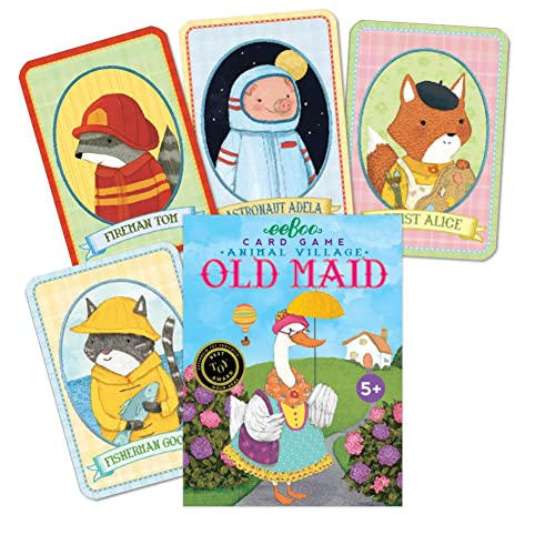 eeBoo: Animal Old Maid, Playing Card Game for Kids, Cards are Durable, Easy to Understand Instructions Included, for Ages 5 and up - Image 3