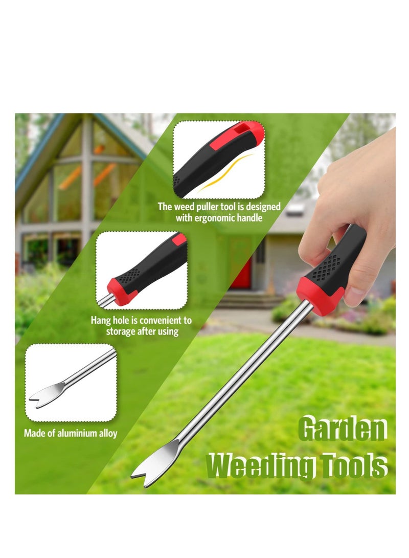 Generic Garden Tool with Ergonomic Handle, 2Pcs Manual Garden Puller, Garden Tools, Gardening Tools for Lawn Garden Yard Farmland Plant Removal Supplies (Stylish Style, Rubber Handle)  - Image 2