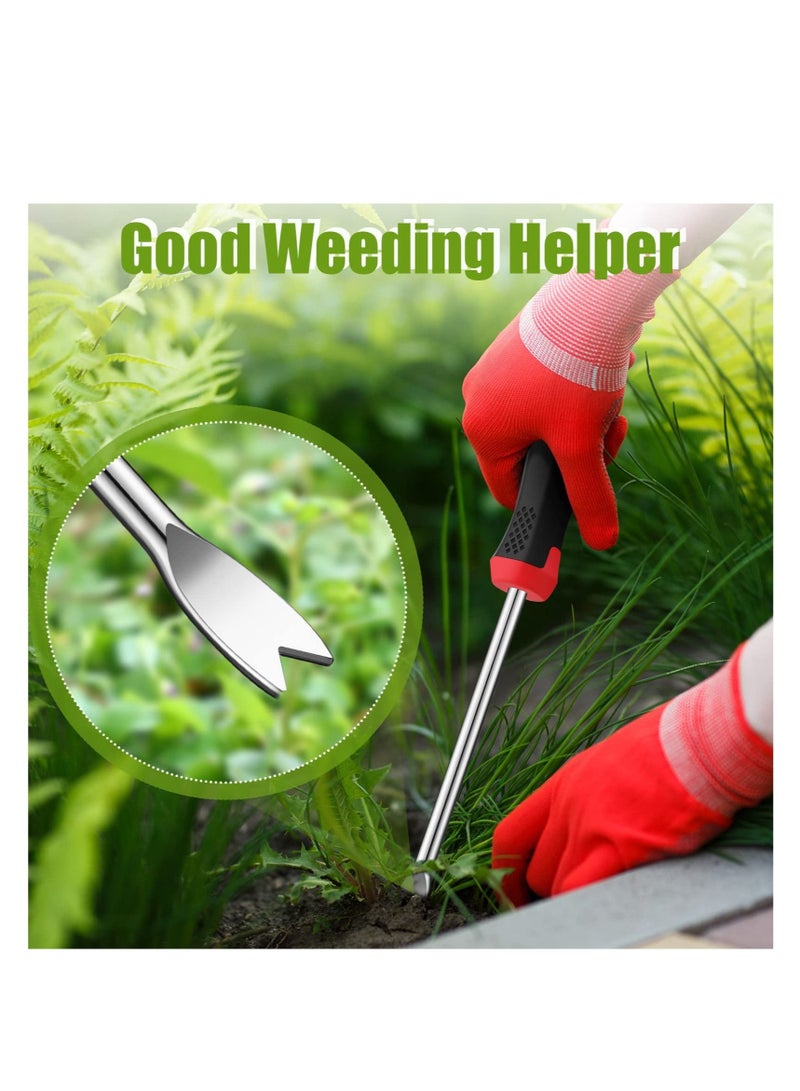 Generic Garden Tool with Ergonomic Handle, 2Pcs Manual Garden Puller, Garden Tools, Gardening Tools for Lawn Garden Yard Farmland Plant Removal Supplies (Stylish Style, Rubber Handle)  - Image 5