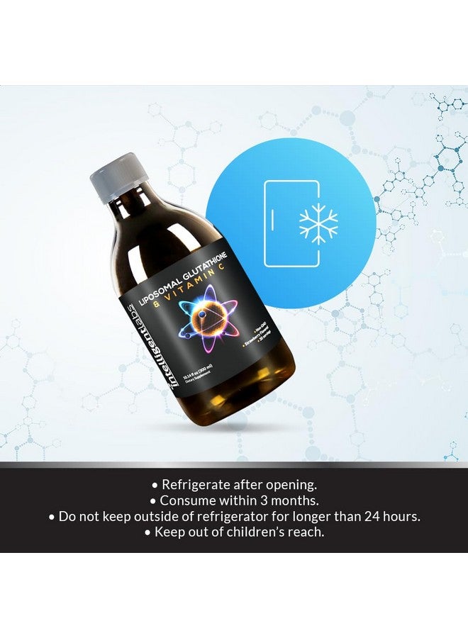 Intelligent Labs Liposomal Glutathione + Vitamin C, Advanced Liquid Antioxidant Formula, 500 mg Reduced L-Glutathione + 1000 mg Vitamin C per Serving, 30 Servings, Soy Free - Image 4