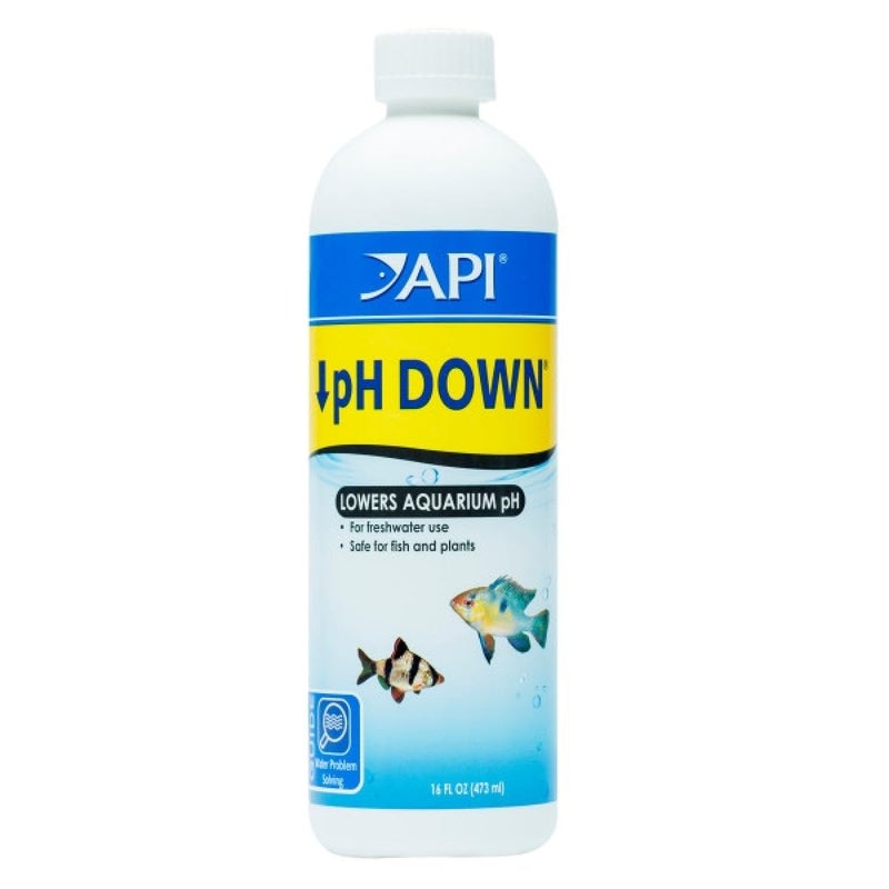 API Aquarium Pharmaceuticals 30B pH Down Aquarium pH Adjuster, 16 oz, Model Number: 17163020301, Hook - Image 1