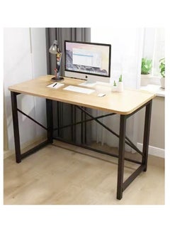 مكتب كمبيوتر بتصميم بسيط متعدد الأغراض طاولة كمبيوتر ومكتب دراسة مريح 120×60×73 سم