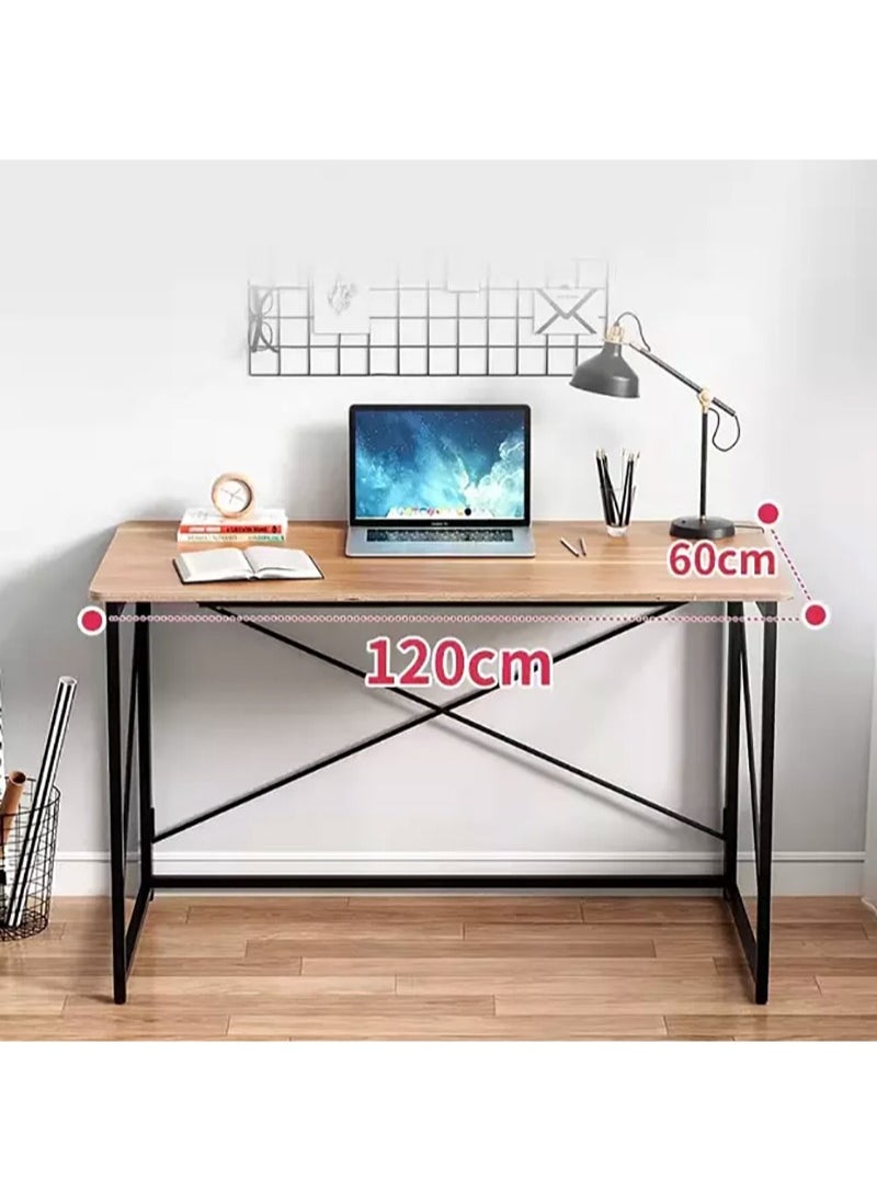 إيه جي دي - مكتب كمبيوتر بتصميم بسيط متعدد الأغراض طاولة كمبيوتر ومكتب دراسة مريح 120×60×73 سم - Image 1