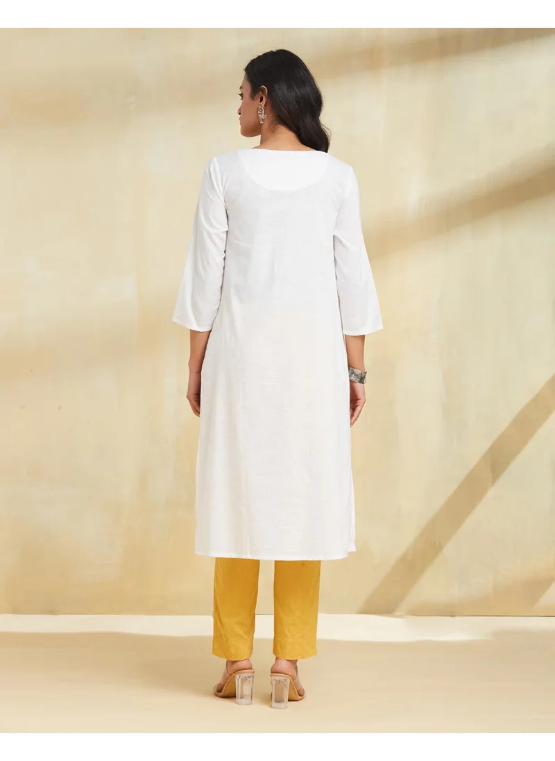 Fabindia Hand Block Printed  Long Kurta