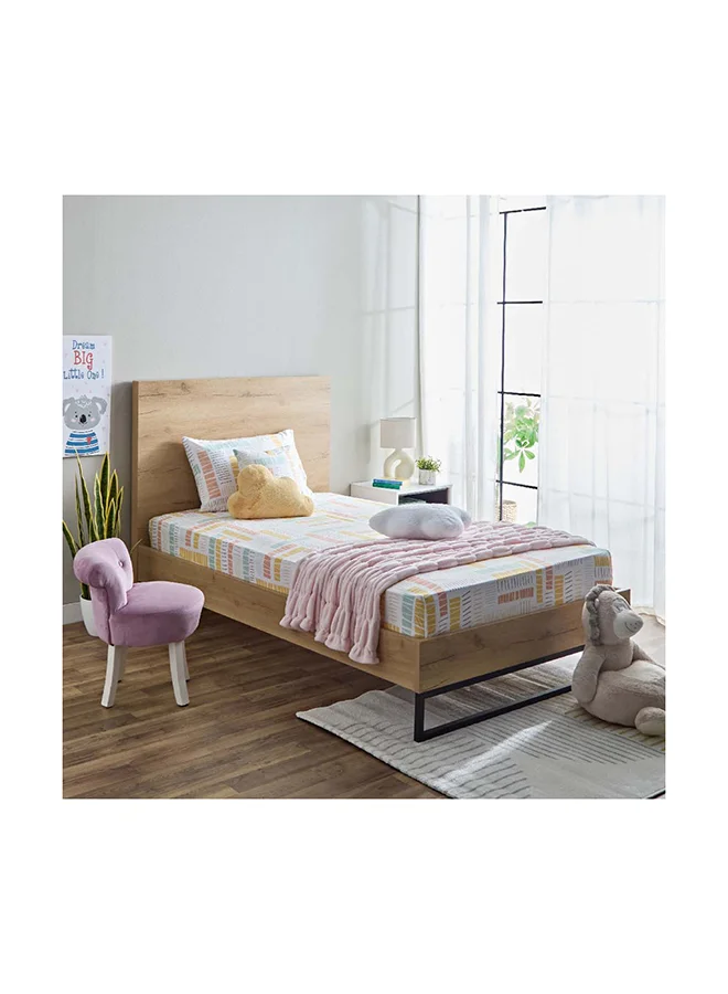Home Box Nora Savana 2-Piece Single Microfibre Flat Sheet Set 240 x 160 cm