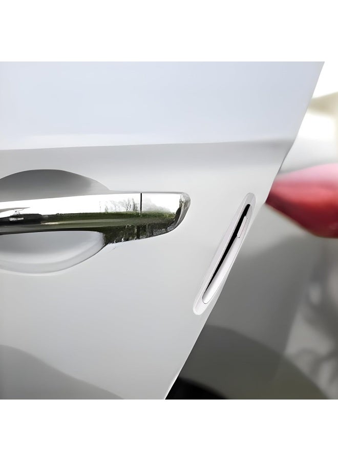 MOB Car Door Reflective Protective Strips 4Pcs | Anti-Scratch Anti-Collision Guard for Vehicle Doors | Strong Adhesive, Waterproof, Easy Installation Universal Fit - Image 3