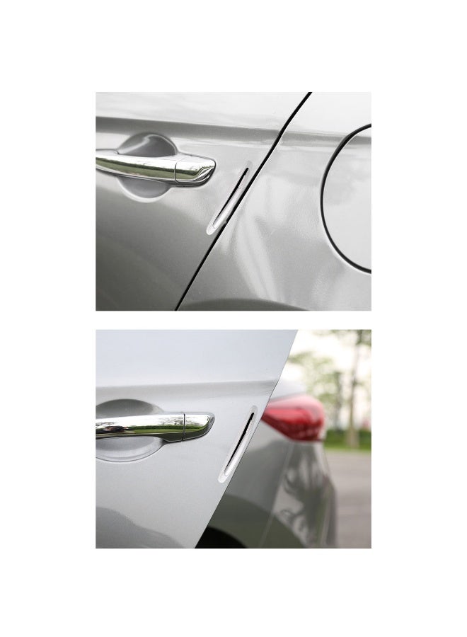 MOB Car Door Reflective Protective Strips 4Pcs | Anti-Scratch Anti-Collision Guard for Vehicle Doors | Strong Adhesive, Waterproof, Easy Installation Universal Fit - Image 4