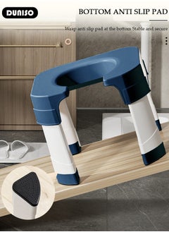 DUNISO Portable Toilet Seat,Home Toilet Seat Convertible from Squatting to Sit,Toilet Seat with Anti-slip Function for Pregnant Women, Elderly Frame and Disabled  - Image 2