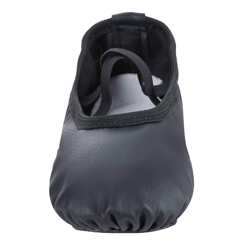 Dynadans Soft Leather Ballet Shoes/Ballet Slippers/Dance Shoes for Girls and Boys (Toddler/Little/Big Kid/Women)-Black-10M Toddler - Image 2