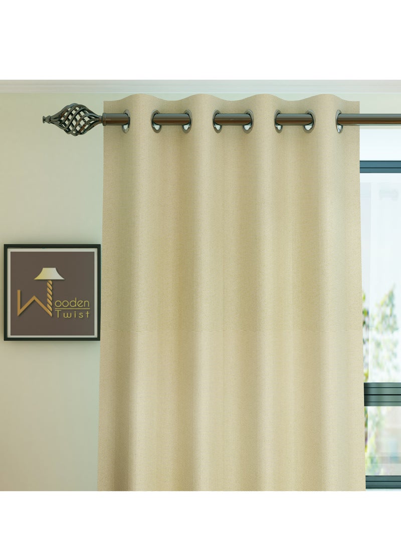 Fabrahome Light Filtering 7 Ft Rectangular Curtain (Pack of 1)
