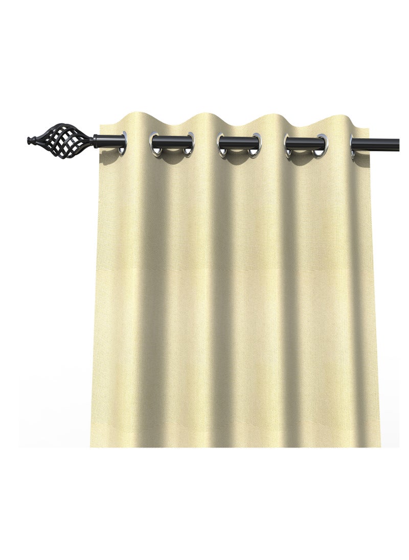 Fabrahome Light Filtering 7 Ft Rectangular Curtain (Pack of 1)