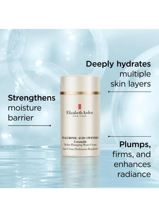 Elizabeth Arden Hyaluronic Acid + Peptides Ceramide Hydra-Plumping Water Cream, 50ml