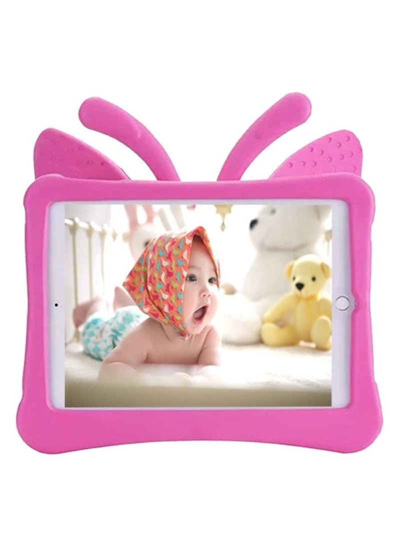 iPad 9th 8th 7th Generation Case Kids Girls, Cute Butterfly Shockproof EVA Foam Super Protection Stand Cover for iPad 2021 2020 2019 10.2" and iPad Air 3 Pro 10.5" - Image 2