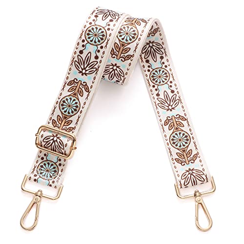 S-Jacorry Purse Strap Replacement Crossbody Handbag Strap Wide Shoulder Strap Adjustable Canvas Straps Replacement Belts - Image 1