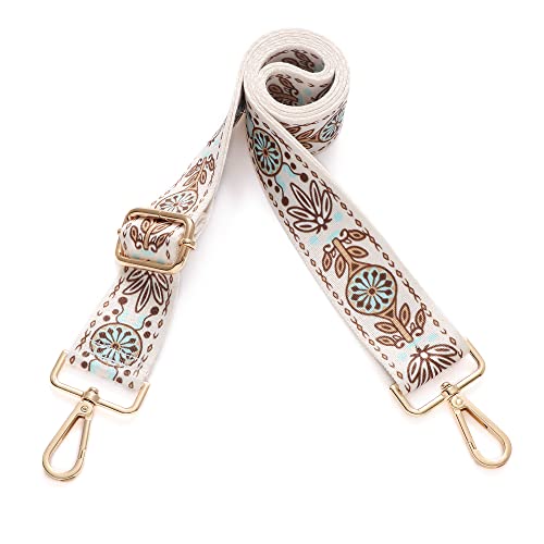 S-Jacorry Purse Strap Replacement Crossbody Handbag Strap Wide Shoulder Strap Adjustable Canvas Straps Replacement Belts - Image 2